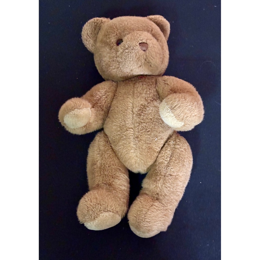 Vintage Kuschelwuschel Teddy Bear Brown Plush Stuffed Animal Essen Germany 12"